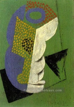 Verre 7 1914 cubist Pablo Picasso Peinture à l'huile